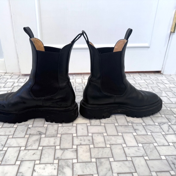 Dear Frances black leather Chelsea boots size 38 - Picture 4 of 7
